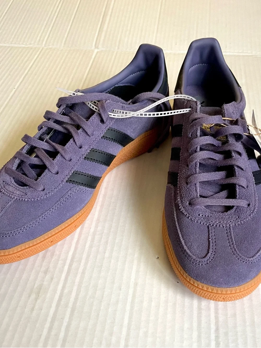 NWT 💜Adidas Handball Spezial Suede Sneakers Size 7 Juniors JP8020